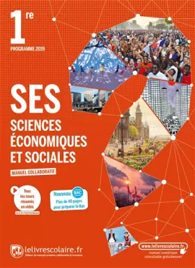 Couverture du produit · SES 1re : Manuel élève