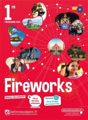 Couverture du produit · Anglais 1re Fireworks : Manuel élève