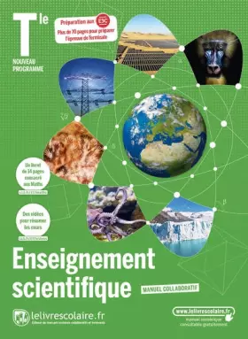 Couverture du produit · Enseignement scientifique Tle: Manuel de l'élève