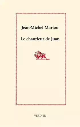 Couverture du produit · Le chauffeur de Juan