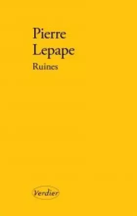 Couverture du produit · Ruines