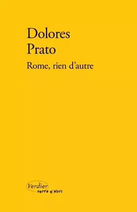 Couverture du produit · Rome, rien d'autre