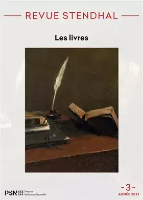 Couverture du produit · REVUE STENDHAL 3. LES LIVRES