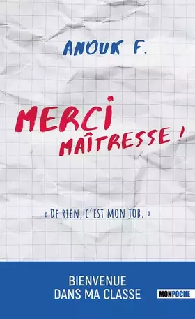 Couverture du produit · Merci maîtresse ! De rien c'est mon job