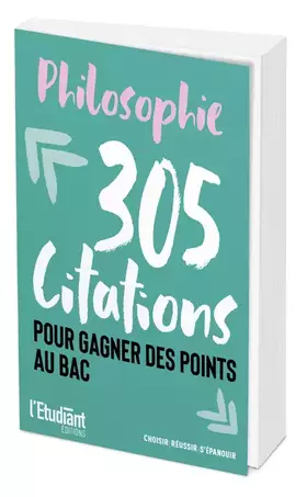 Couverture du produit · Philosophie - 305 citations pour gagner des points au bac