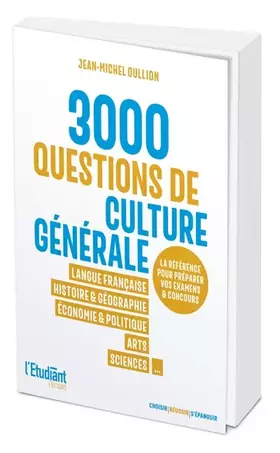 Couverture du produit · 3000 QCM de culture générale