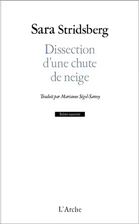 Couverture du produit · Dissection d'une chute de neige