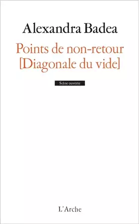 Couverture du produit · Points de non-retour: (Diagonale du vide)