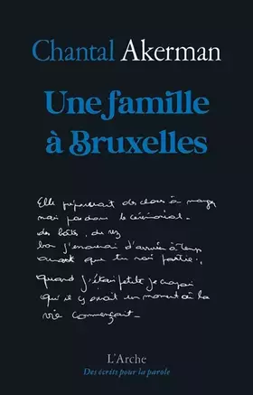 Couverture du produit · Une famille à Bruxelles