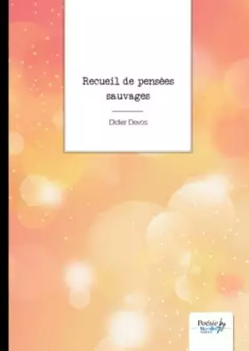 Couverture du produit · Recueil de pensées sauvages