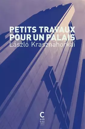 Couverture du produit · Petits travaux pour un palais