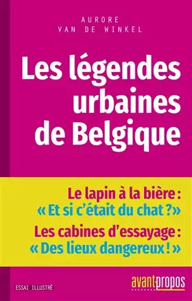 Couverture du produit · Les légendes urbaines de Belgique