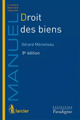 Couverture du produit · Droit des biens