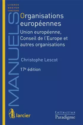 Couverture du produit · Organisations européennes