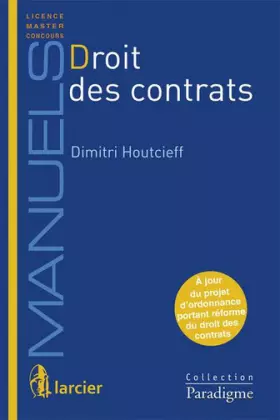 Couverture du produit · Droit des contrats