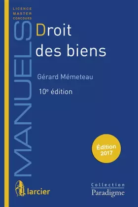 Couverture du produit · Droit des biens