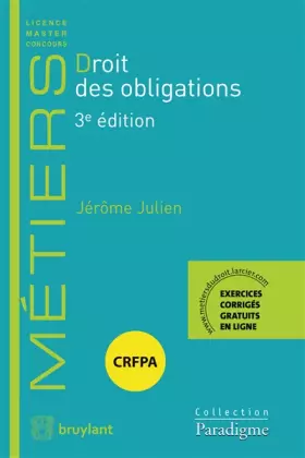 Couverture du produit · Droit des obligations