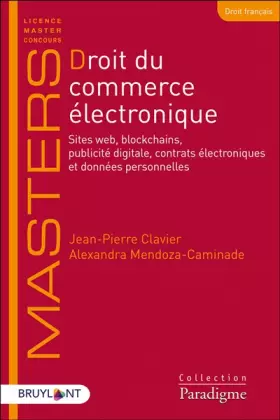 Couverture du produit · Droit du commerce électronique
