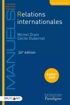 Couverture du produit · Relations internationales