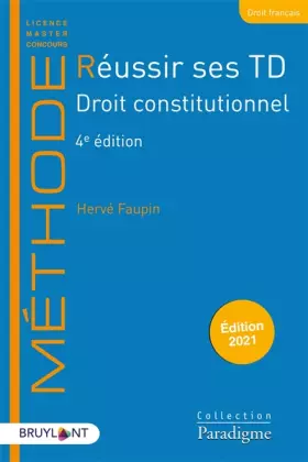 Couverture du produit · Réussir ses TD Droit constitutionnel