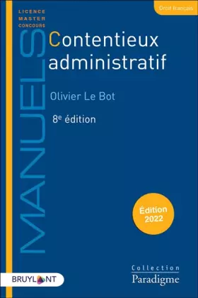 Couverture du produit · Contentieux administratif
