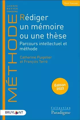 Couverture du produit · Rédiger un mémoire ou une thèse