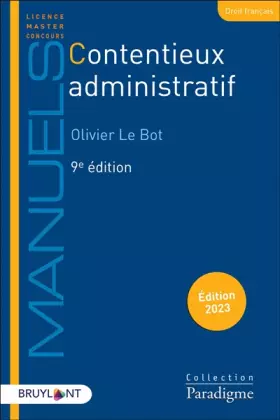 Couverture du produit · Contentieux administratif