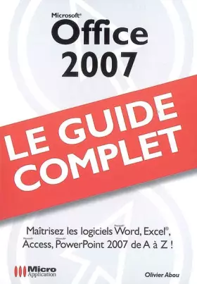 Couverture du produit · Office 2007