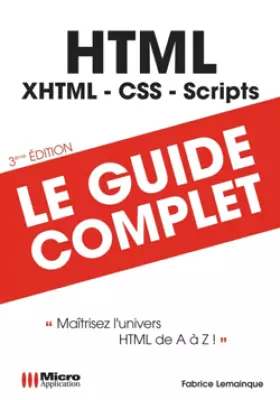 Couverture du produit · HTML : Maîtriser l'univers HTML de A à Z