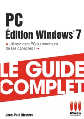 Couverture du produit · PC - éd Windows 7
