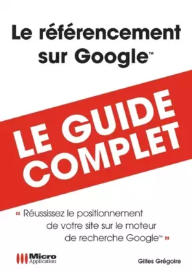 Couverture du produit · Le référencement sur Google