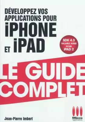 Couverture du produit · Développez vos applications pour Iphone et Ipad