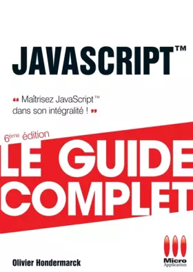 Couverture du produit · Guide complet Javascript