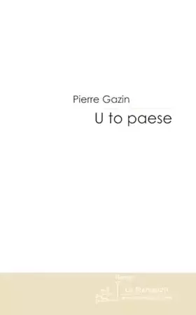 Couverture du produit · U TO PAESE