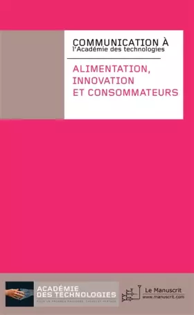 Couverture du produit · Alimentation, innovation et consommateurs