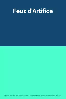 Couverture du produit · Feux d'Artifice