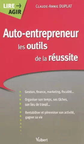 Couverture du produit · Auto entrepreneur, les outils de la réussite