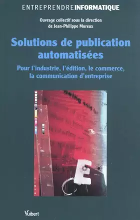 Couverture du produit · Solutions de publication automatisées
