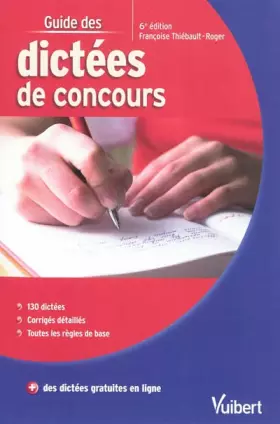 Couverture du produit · Guide des dictées de concours