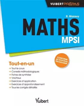 Couverture du produit · Mathématiques MPSI