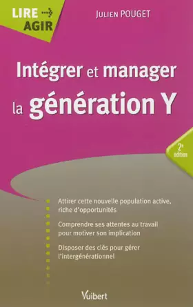 Couverture du produit · Intégrer et manager la génération Y