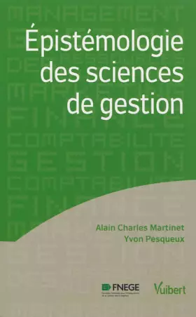 Couverture du produit · Epistémologie des sciences de gestion