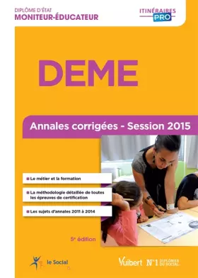 Couverture du produit · DEME Annales corrigées 2015 5e edt