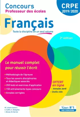 Couverture du produit · Concours professeur des écoles français