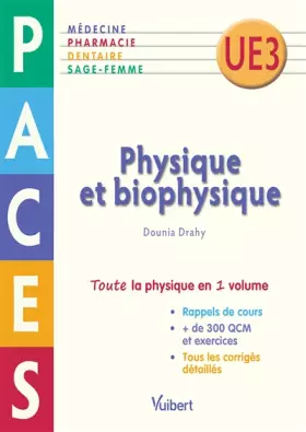 Couverture du produit · Physique et Biophysique - PACES UE 3