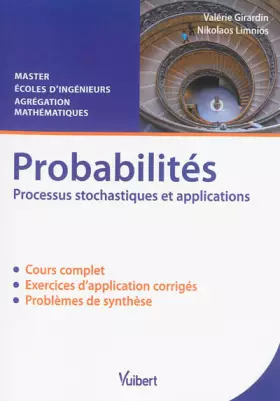 Couverture du produit · Probabilités processus stochastiques et applications