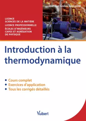 Couverture du produit · Introduction à la thermodynamique (2015)