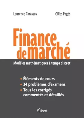 Couverture du produit · Finance de marché: Modèles mathématiques à temps discret