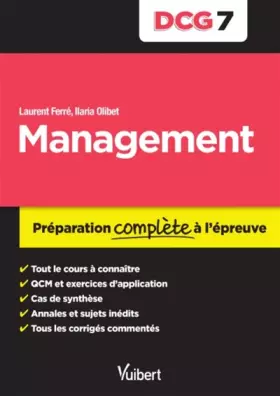 Couverture du produit · DCG 7. Management - Préparation complète à l'épreuve