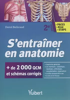 Couverture du produit · S'entrainer en anatomie: 2000 QCM et schémas légendés